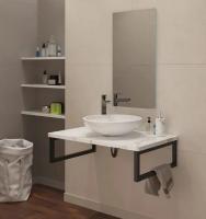 Столешница 60*55 см постформинг под мрамор